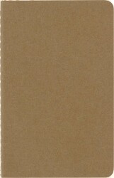 Moleskine Chaier 3'lü Günlük Defter Çizgisiz Cep Boy 9x14 cm 64 Sayfa Kraft - 7