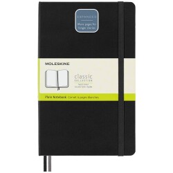 Moleskine LG Sert Kapak Çizgisiz Defter L Boy 13x21 cm 400 Sayfa Siyah - 1