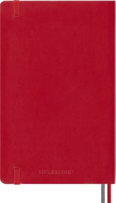 Moleskine LG Yumuşak Kapak Çizgili Defter L Boy 13x21 cm 400 Sayfa Scarlet Kırmızı  - 2