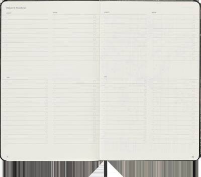 Moleskine Pro Notebook Sert Kapak Defter L Boy 13x21 cm 240 Sayfa Siyah - 5