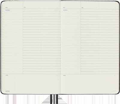 Moleskine Pro Project Planner Sert Kapak L Boy 13x21 cm 288 Sayfa Siyah - 5