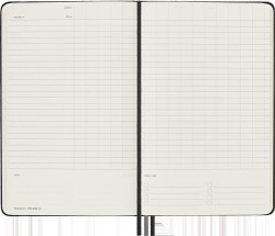 Moleskine Pro Project Planner Sert Kapak L Boy 13x21 cm 288 Sayfa Siyah - 6