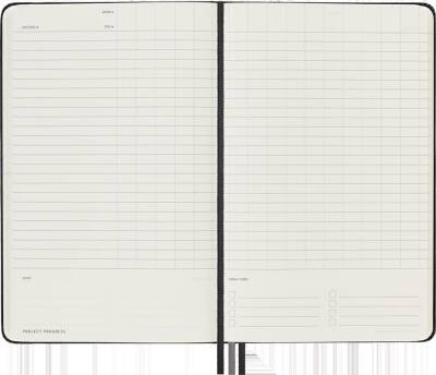 Moleskine Pro Project Planner Sert Kapak L Boy 13x21 cm 288 Sayfa Siyah - 6