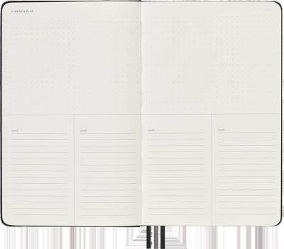 Moleskine Pro Project Planner Sert Kapak L Boy 13x21 cm 288 Sayfa Siyah - 9