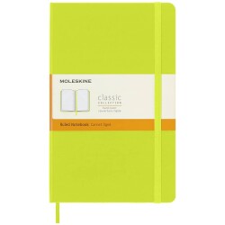 Moleskine Sert Kapak Çizgili Defter L Boy 13x21 cm 192 Sayfa Limon Yeşili - 1