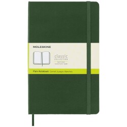 Moleskine Sert Kapak Çizgisiz Defter L Boy 13x21 cm 192 Sayfa Mersin Yeşili - 1