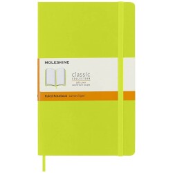 Moleskine Yumuşak Kapak Çizgili Defter L Boy 13x21 cm 192 Sayfa Limon Yeşili - 1