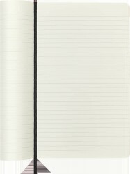 Moleskine Yumuşak Kapak Çizgili Defter L Boy 13x21 cm 192 Sayfa Siyah - 4