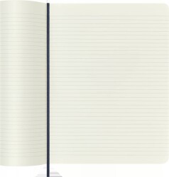 Moleskine Yumuşak Kapak Çizgili Defter XL Boy 19x25 cm 192 Sayfa Safir Mavi - 4