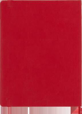 Moleskine Yumuşak Kapak Çizgili Defter XL Boy 19x25 cm 192 Sayfa Scarlet Kırmızı - 2