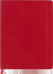 Moleskine Yumuşak Kapak Çizgili Defter XL Boy 19x25 cm 192 Sayfa Scarlet Kırmızı - 6