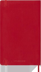 Moleskine Yumuşak Kapak Çizgisiz Defter L Boy 13x21 cm 192 Sayfa Scarlet Kırmızı - 2