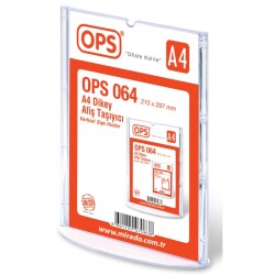 OPS DP 064 A4 T Tipi Dikey Afiş Taşıyıcı - 1