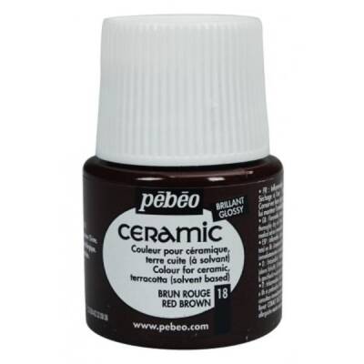 Pebeo Ceramic Seramik Boyası 18 Red Brown - 1