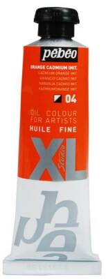 Pebeo Huile Fine XL Yağlı Boya 37 ml. 04 Cadmium Orange Imit. - 1