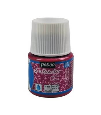 Pebeo Setacolor Glitter (Simli) Kumaş Boyası 207 TOURMALINE - 1