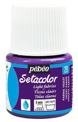 Pebeo Setacolor Light Fabric (Transparan) Kumaş Boyası 29 PARMA VIOLET - 1