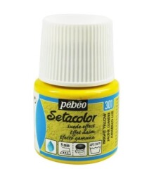 Pebeo Setacolor Suede Effect (Süet Etkisi) Kumaş Boyası 301 BRIGHT YELLOW - 1