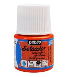 Pebeo Setacolor Suede Effect (Süet Etkisi) Kumaş Boyası 302 ORANGE ZEST - 1