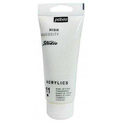 Pebeo Studio Akrilik Boya 100 ml. 11 Titanium White - 1