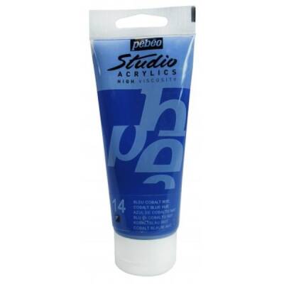 Pebeo Studio Akrilik Boya 100 ml. 14 Cobalt Blue Hue - 1