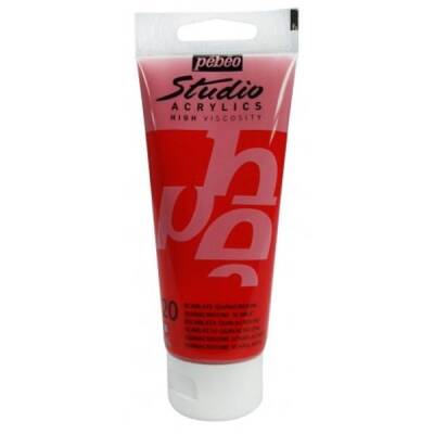 Pebeo Studio Akrilik Boya 100 ml. 20 Quinacridone Scarlet - 1