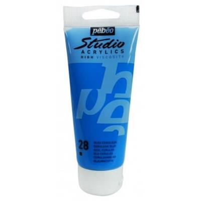 Pebeo Studio Akrilik Boya 100 ml. 28 Cerulean Blue - 1