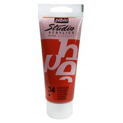 Pebeo Studio Akrilik Boya 100 ml. 34 Red Ochre - 1