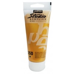 Pebeo Studio Akrilik Boya 100 ml. 350 Iridescent Precious Gold - 1