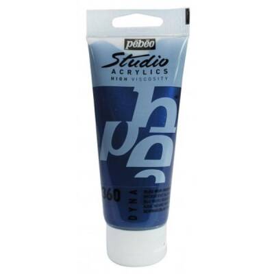 Pebeo Studio Akrilik Boya 100 ml. 360 Iridescent Blue Black - 1