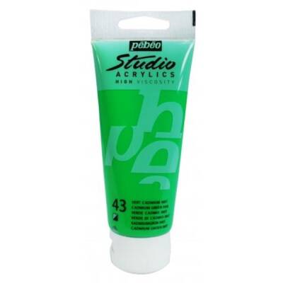 Pebeo Studio Akrilik Boya 100 ml. 43 Cadmium Green Hue - 1