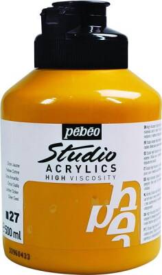 Pebeo Studio Akrilik Boya 500 ml 27 Yellow Ochre - 1