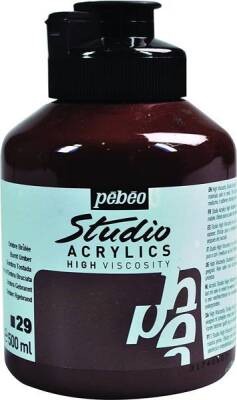 Pebeo Studio Akrilik Boya 500 ml 29 Burnt Umber - 1