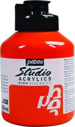 Pebeo Studio Akrilik Boya 500 ml 32 Cadmium Orange Hue - 1