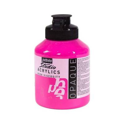 Pebeo Studio Akrilik Boya 500 ml. 45 Vivid Pink - 1