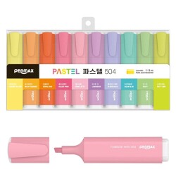 Penmax Pastel Renk İşaretleme Kalemi 10'lu Set - 1