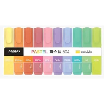 Penmax Pastel Renk İşaretleme Kalemi 10'lu Set - 2