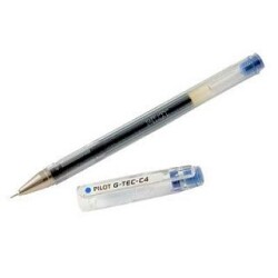 Pilot G-Tec-C4 İğne Uçlu Jel Mürekkepli Kalem 0.4 mm MAVİ - 1