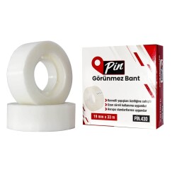 Pin 430 Görünmez Bant 19 mm x 33 mt - 1