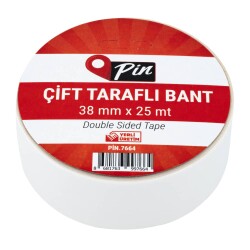 Pin Çift Taraflı Bant 38 mm x 25 mt - 1