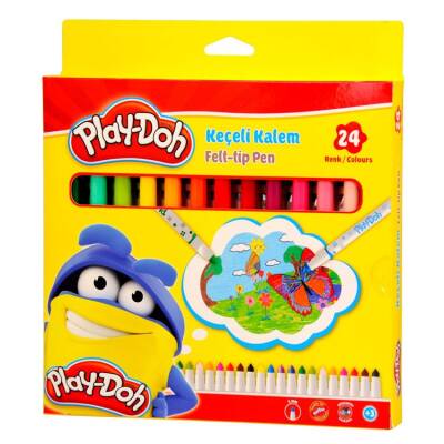 Play-Doh 24 Renk Keçeli Kalem 5 mm - 1