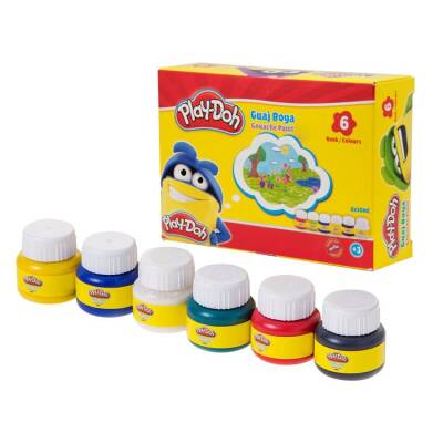 Play-Doh Guaj Boya 6 Renk x 30 ml. - 1