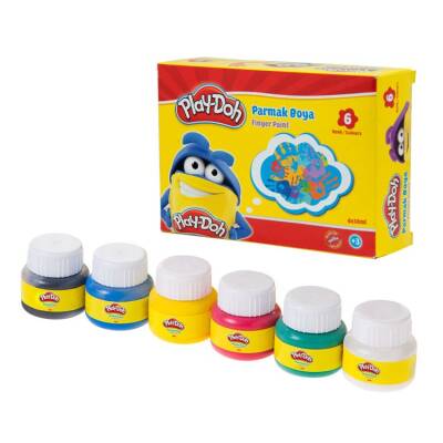 Play-Doh Parmak Boyası 6 Renk x 30 ml. - 1