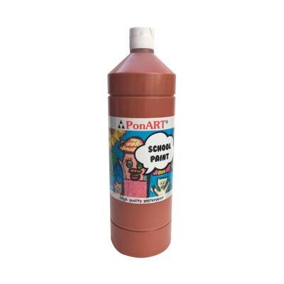 Ponart School Paint Çok Amaçlı Okul Boyası Açık Kahve 250 ml - 1