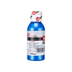 Red Apple Metalik Kumaş Boyası 100 ml Mavi - 1