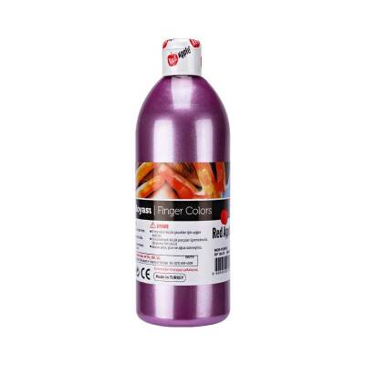 Red Apple Metalik Parmak Boyası 500 ml. Mor - 1