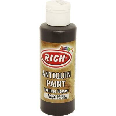 Rich Antiquing Paint Eskitme Ahşap Boyası 120 cc. 1604 Çikolata - 1