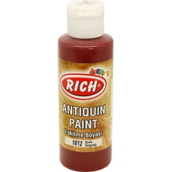 Rich Antiquing Paint Eskitme Ahşap Boyası 120 cc. 1612 Bordo - 1