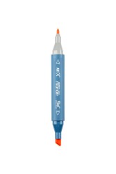 Rich Art-X Sketch Marker Duo Çift Uçlu Marker Kalem 165 Orange - 3