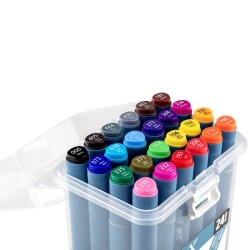 Rich Art-X Sketch Marker Duo Çift Uçlu Marker Kalem 24 Renk Set - 3